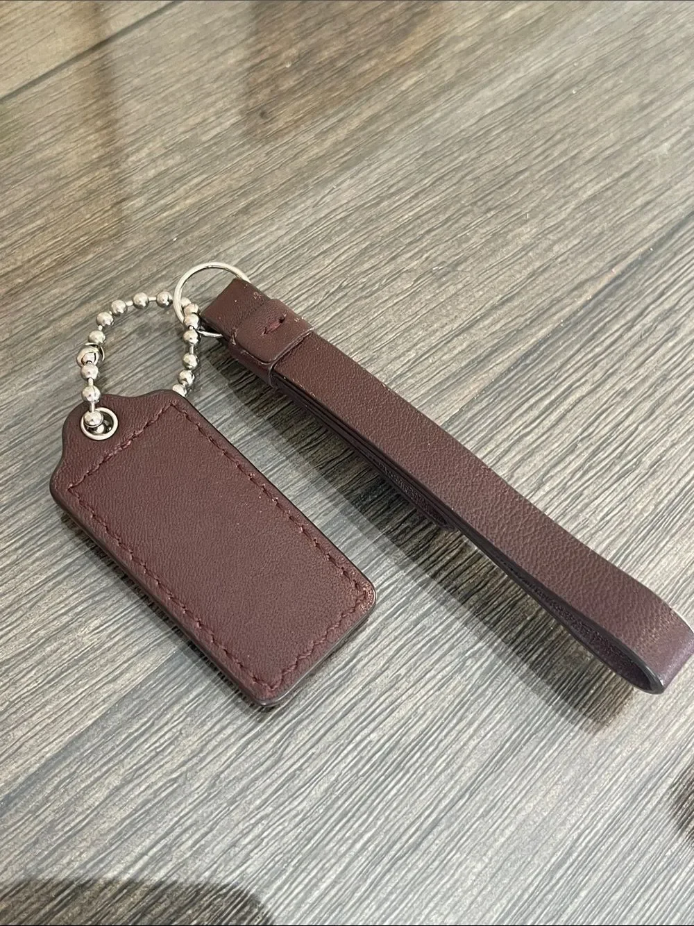 Coach Brown Hangtag & Zipper Pull - Replacement Parts